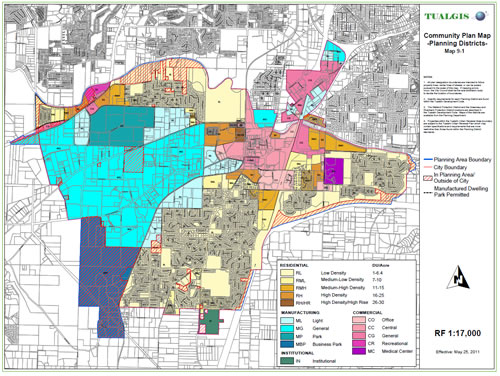 Community Plan Map - Small Community Plan Map Image