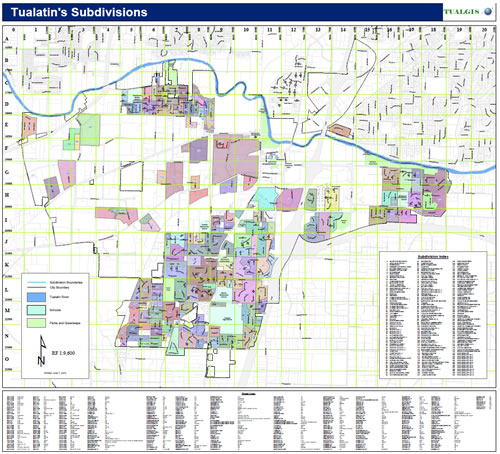 Subdivision Street Map Subdivision Street Map Image