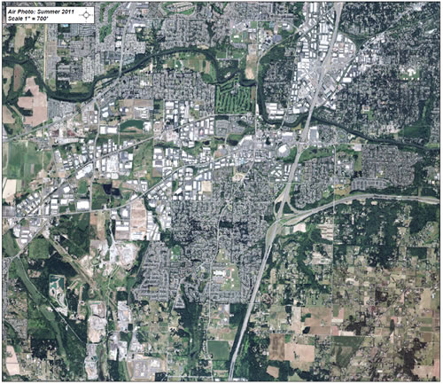 Tualatin Air Photo Map Tualatin Air Photo Map Image