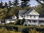 "Spring at Willowbrook" by Robert Schlegel (acrylic) Spring at Willowbrook