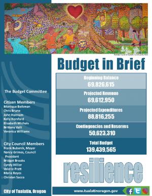 Budget in Brief Budget in Brief